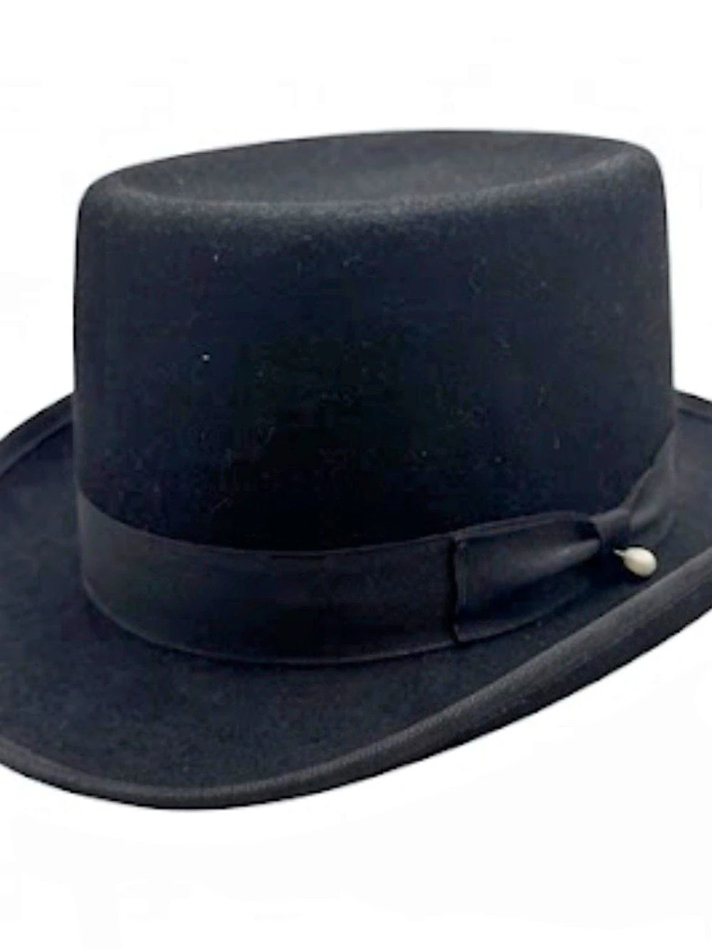 Formally Yours / R.F.N. Co. Wool Felt Top Hat Black